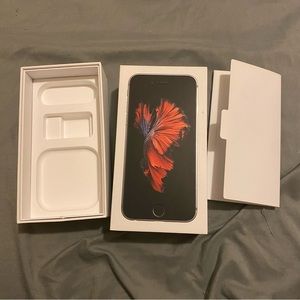 iphone 6s 32gb space grey empty box ONLY